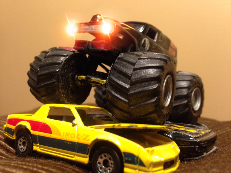 Illustration for article titled LaLD Car Week Black(and green wrecking machine) Thursday